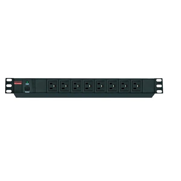 Maruson Power Strip, Rack Mounted, 5-15P, 10 ft. PDU-R1508 - main
